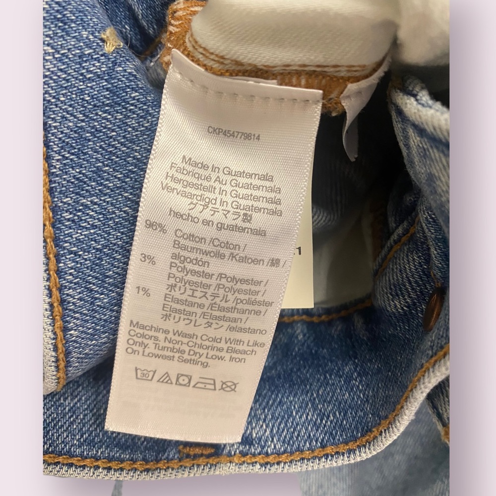 Madewell Petite Mom Jeans High Rise Light Wash - Picture 7 of 15